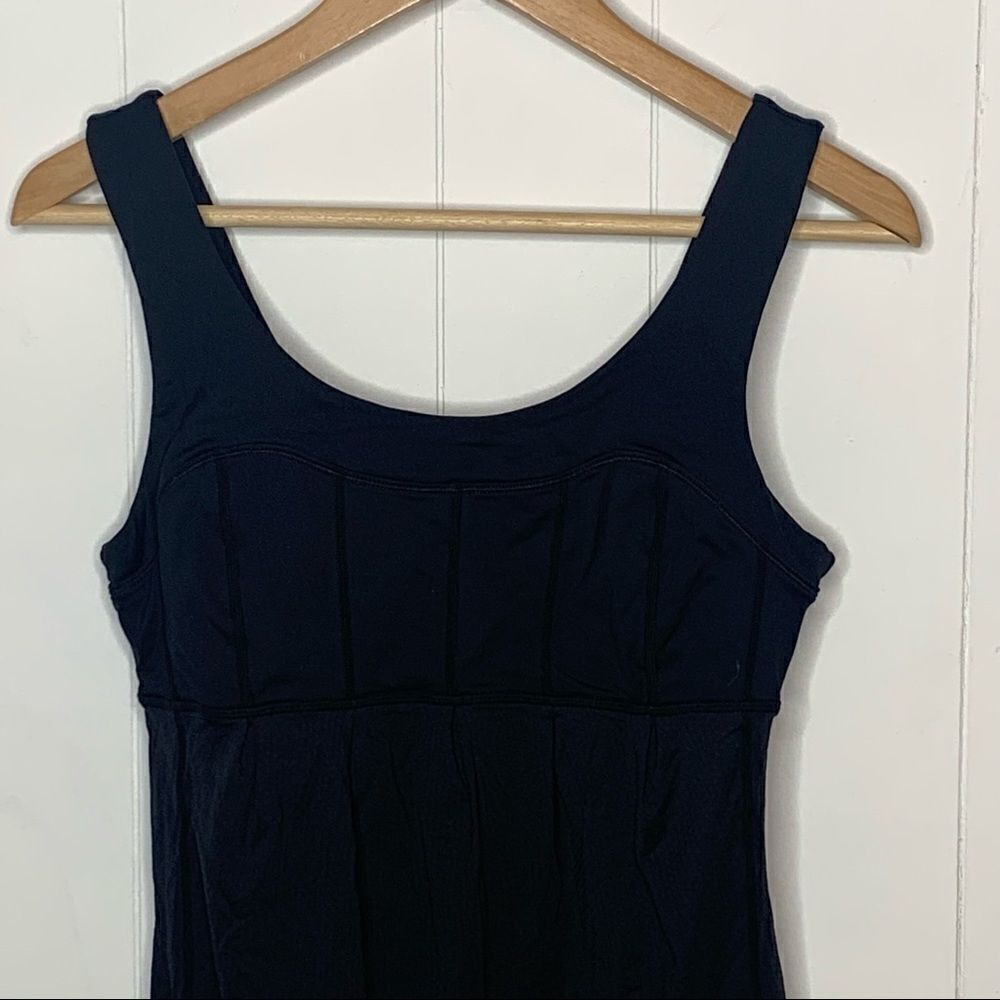 Lululemon Tank Top Black Elevate Adjustable Cinch Waist Womens Size 6 Gym Yoga - Picture 5 of 7